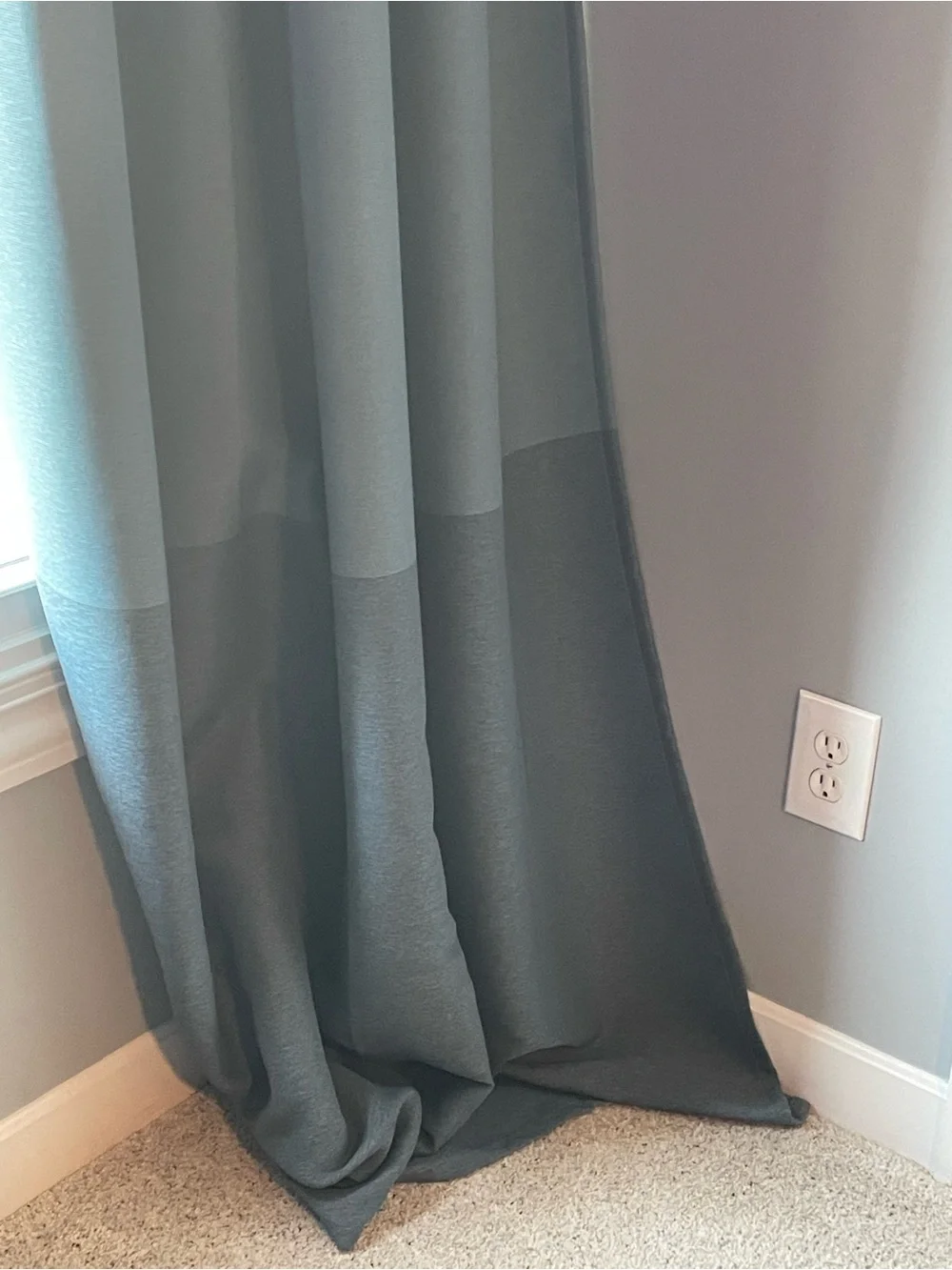 IKEA Blue/Dark Blue Blackout Curtains, 2 Panels Included 57x98”